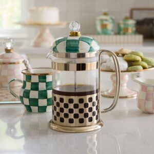 Courtly Check French Press – Emerald Check