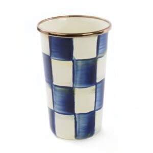 Royal Check Enamel Tumbler – 10 Ounce
