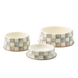 Check Pet Dishes – Sterling Check, Medium
