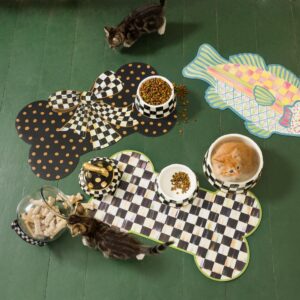 Check Pet Dishes – Courtly Check, Large