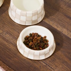 Check Pet Dishes – Mocha Check, Small