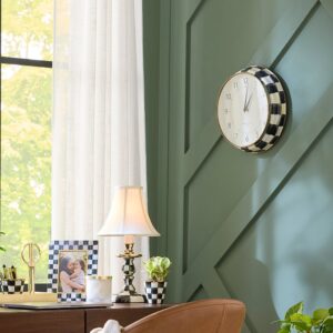 Rosy Check School Wall Clock – Courtly Check