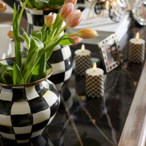 Rosy Check Large Vase – Courtly Check