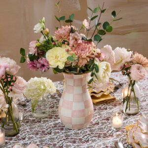 Wildflowers Pink Vase – Rosy Check