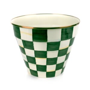 Protegido: Enamel Check Extra Large Garden Pot – Emerald Check