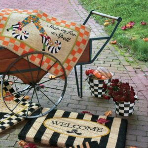 Rosy Check Extra Large Garden Pot – Courtly Check