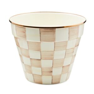 Protegido: Enamel Check Extra Large Garden Pot – Mocha Check