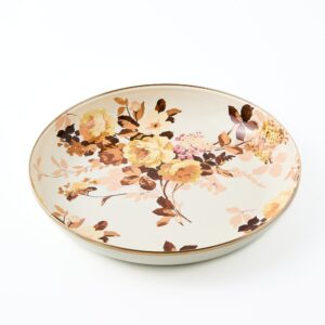 Courtly Check Abundant Bowl – Wild Rose White