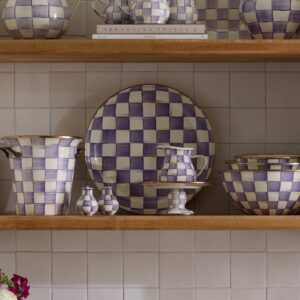 Courtly Check Abundant Bowl – Violet Check