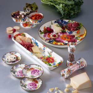 Flower Market Baguette Dish – White