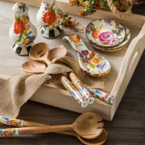 Courtly Check Appetizer Plates, Set of 4 – White Flower Market