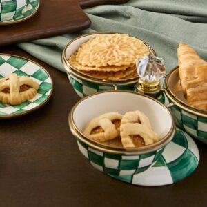 Rosy Check Triplicity – Emerald Check