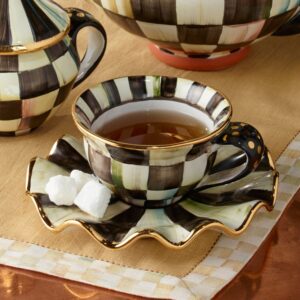 Ceramic Teacup & Saucer