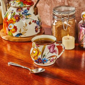 Floral Enamel Mug